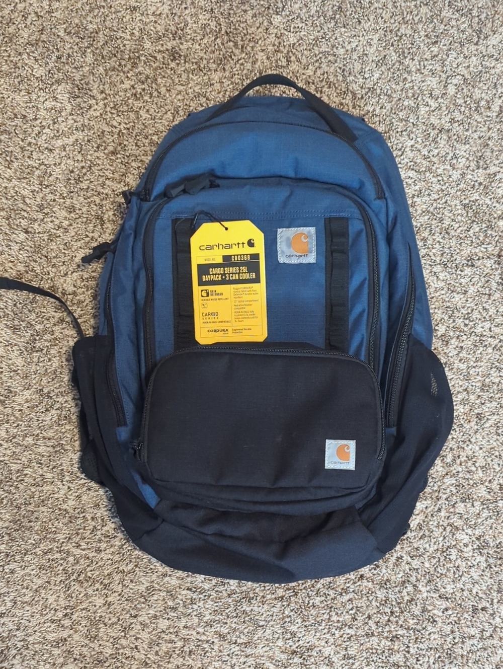 NWT Carhartt Cargo Series 25L Daypack+3 Can Cooler